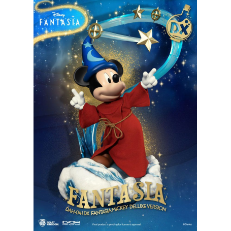 Disney Classic Figura Dynamic 8ction Heroes 1/9 Mickey Fantasia Deluxe Version 21 cm