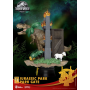 Parque Jurásico Diorama PVC D-Stage Park Gate 15 cm