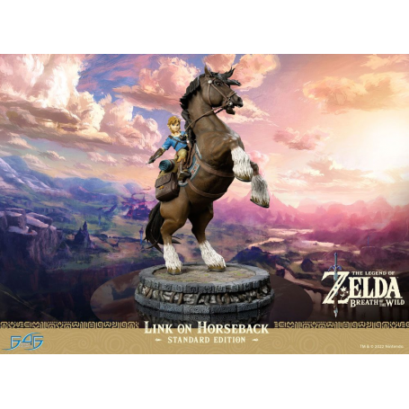 919€ The Legend of Zelda Breath of the Wild Estatua Link on Horseback 56 cm