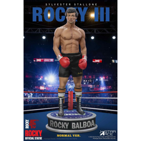 599€ Rocky III Estatua 1/4 Rocky Balboa 46 cm