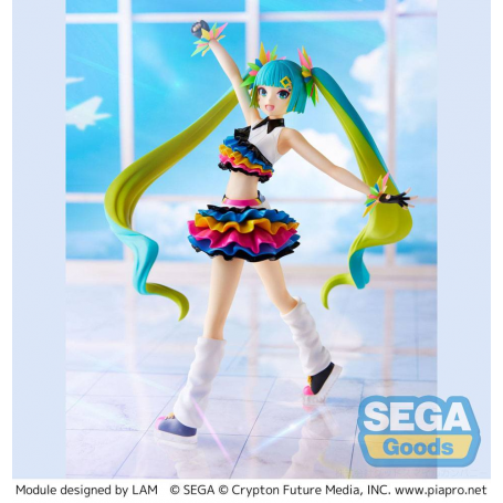 Hatsune Miku Project DIVA Mega39's Estatua FIGURIZM Catch the Wave 25 cm