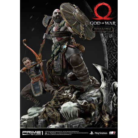 1899€ God of War (2018) Estatua Kratos & Atreus 72 cm