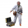 Regreso al futuro Figura Movie Masterpiece 1/6 Doc Brown (Deluxe Version) 30 cm