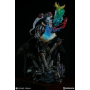 COURT OF THE DEAD ESTATUA PREMIUM FORMAT MALAVESTROS DEATHS CHRONICLER FOOL 52 CM