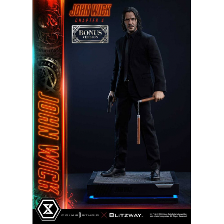 1499€ John Wick Chapter 4 Estatua Ultimate Premium Masterline Series 1/4 John Wick Deluxe Bonus Version 54 cm