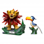 379€ Disney pack de 2 Estatuas Master Craft El rey león Little Simba & Zazu 31 cm