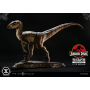 195€ Jurassic Park Estatua Prime Collectibles 1/10 Velociraptor Closed Mouth 19 cm