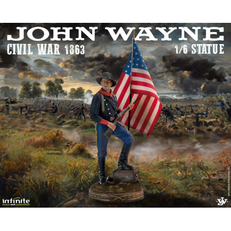 John wayne civil war 1863 1/6 statue