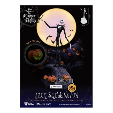 PESADILLA ANTES DE NAVIDAD ESTATUA MASTER CRAFT JACK SKELLINGTON 40 CM