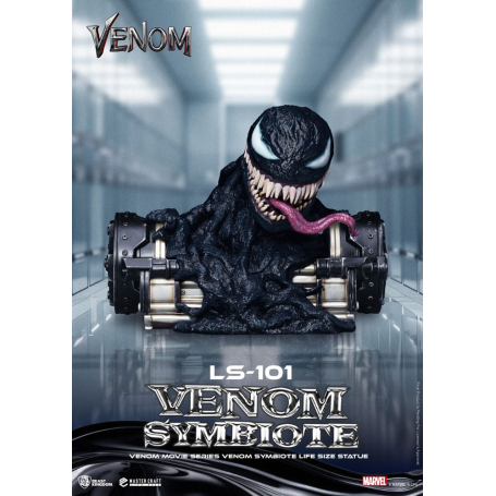 Venom Estatua tamaño real Movie Series Venom Symbiote 24 cm