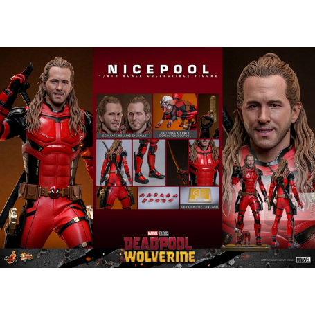 375€ Deadpool & Wolverine Movie Masterpiece Figura 1/6 Nicepool 30 cm
