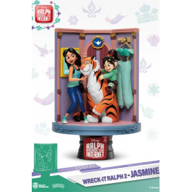 Ralph Rompe Internet Diorama PVC D-Stage Jasmine & Vanellope 15 cm