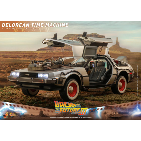 Regreso al Futuro 3 III Vehículo Coleccionable 1/6 DeLorean Time Machine 72cm