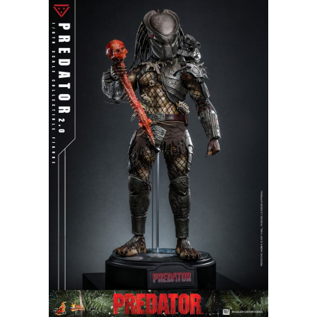 479€ Depredador Figura Movie Masterpiece 1/6 Predator (2.0) Deluxe Version 34 cm