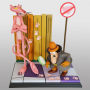 489€ La pantera rosa (película de 1963) Estatua Pink Panther & The Inspector 41 cm