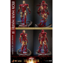 499€ Iron Man Figura Movie Masterpiece Diecast 1/6 Iron Man Mark III (Armor Suit Up Version) 32 cm