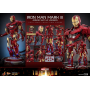 499€ Iron Man Figura Movie Masterpiece Diecast 1/6 Iron Man Mark III (Armor Suit Up Version) 32 cm