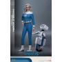 359€ Los Cuatro Fantásticos: primeros pasos Pack de 2 Figuras Movie Masterpiece 1/6 Invisible Woman & H.E.R.B.I.E. 28 cm