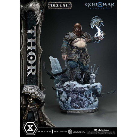 2499€ God of War: Ragnarök Estatua Real Elite Masterline Series 1/3 Deluxe Version 105 cm