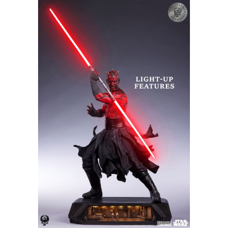 2379€ Star Wars Estatua Epic Series 1/3 Darth Maul Platinum Exclusive 86 cm
