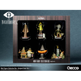 Little Nightmares Pack de 6 Figuras mini PVC Original Color Ver.