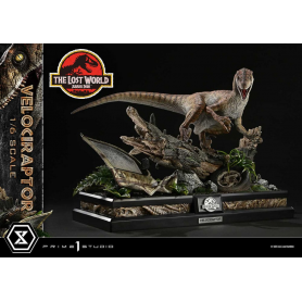1499€ Jurassic Park II Estatua Legacy Museum Collection 1/6 Velociraptor 41 cm