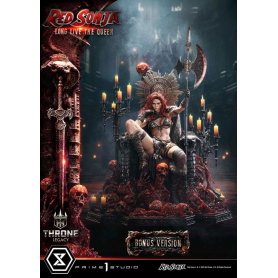 2249€ Red Sonja Estatua 1/3 Throne Legacy Collection Red Sonja: Long Live the Queen Bonus Version 77 cm