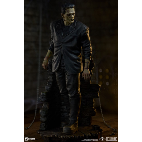 835€ Frankenstein Estatua Premium Format Frankenstein (Fabric Costume) 57 cm