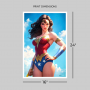 129€ DC Comics Litografia Justice League Trinity: Wonder Woman 61 x 41 cm - sin marco