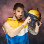 Deadpool & Wolverine Máscara Roleplay Premium Wolverine