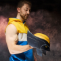 Deadpool & Wolverine Máscara Roleplay Premium Wolverine