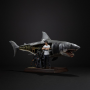 Jaws Estatua 1/10 509€ Deluxe Art Scale Steven Spielberg Jaws 50th anniversary 27 cm