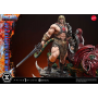 2399€ Masters of the Universe Estatua Real Elite Masterline Series 1/4 He-Man & Battle Cat Ultimate Bonus Version 86 cm
