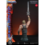 2399€ Masters of the Universe Estatua Real Elite Masterline Series 1/4 He-Man & Battle Cat Ultimate Bonus Version 86 cm