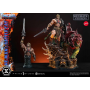 2399€ Masters of the Universe Estatua Real Elite Masterline Series 1/4 He-Man & Battle Cat Ultimate Bonus Version 86 cm