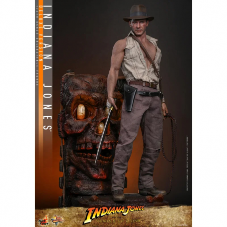 399€ Indiana Jones Figura Movie Masterpiece 1/6 Indiana Jones (Deluxe Version) 30 cm