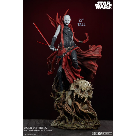 Star Wars Estatua Premium Format Asajj Ventress 69 cm