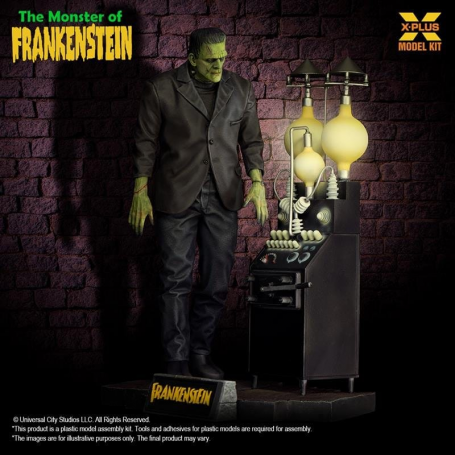 82€ El doctor Frankenstein Maqueta Plastic Model Kit 1/8 The Monster of Frankenstein 27 cm