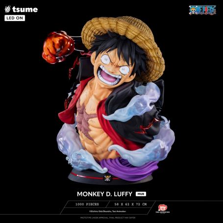 MONKEY D. LUFFY BUSTO ESCALA REAL ONE PIECE TSUME