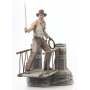 Indiana jones temple gallery bridge pvc statue 25 cm