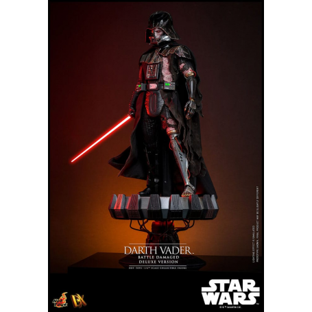 Star Wars Figura 1/6 Darth Vader (Battle Damaged) Deluxe Version 35 cm