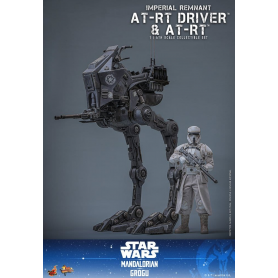 525€ Star Wars: The Mandalorian & Grogu Movie Masterpiece Set de Figuras 1/6 Imperial Remnant AT-RT Driver & AT-RT 60 cm