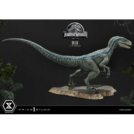 175€ Jurassic World (Film) Prime Collectible Figures Estatua 1/10 Blue 17 cm