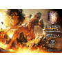 3799€ Ataque a los Titanes (TV animation) Ultimate Diorama Masterline Estatua Eren Yeager Attack Titan Bonus Version 81 cm