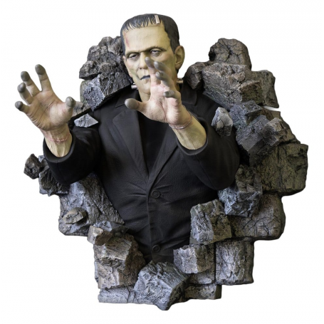 849 Frankenstein escala 1/2 Escultura de Pared 48 cm