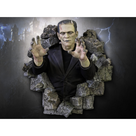 1399€ Escultura mural de Frankenstein a tamaño natural
