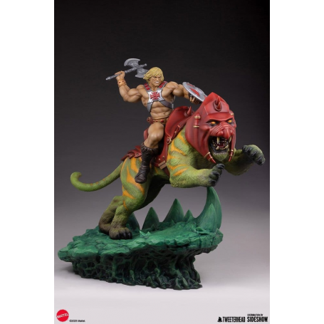 1999€ Masters of the Universe 1/4 Estatua He-Man & Battle Cat 76 cm