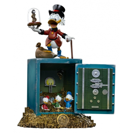 699€ Duck Tales Estatua 1/10 Art Scale Uncle Scrooge McDuck and Nephews 30 cm