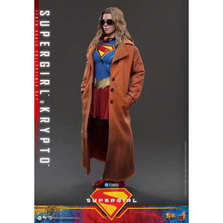 319€ DC Comics Movie Masterpiece Set de Figuras Supergirl & Krypto 28 cm