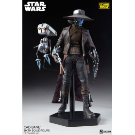 355€ Star Wars The Clone Wars Figura 1/6 Cad Bane 32 cm